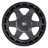 Weld Off-Road Ridge 20x9 - 8x180 BP - ET0 - 124.3mm CB - Satin Black Wheel