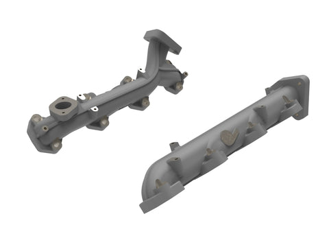 aFe BladeRunner Ported Ductile Iron Exhaust Manifold Ford Diesel Trucks 15-19 V8-6.7L (td)