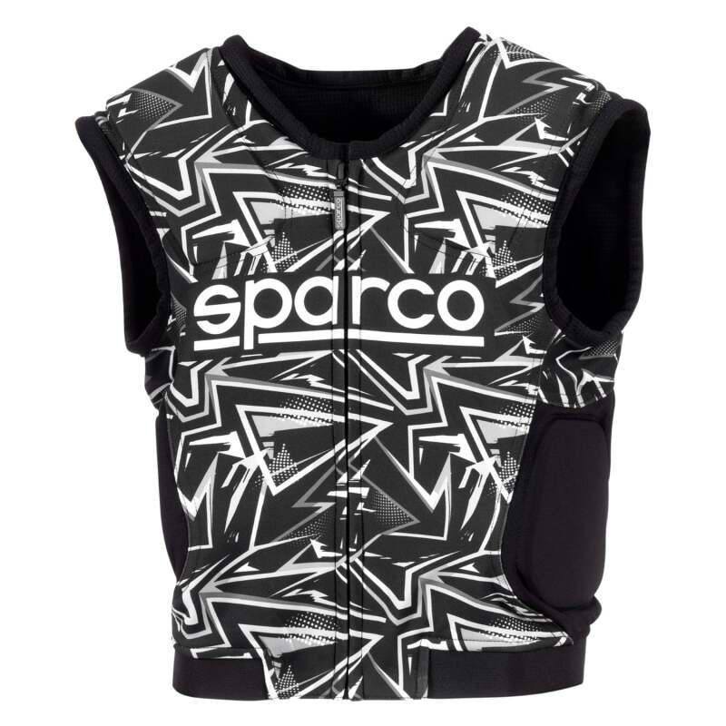 Sparco Vest SJ Pro K-3 MED - BLK/WHT