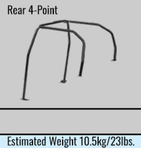 Cusco Chromoly Reg. Capacity 4pt Roll Cage Nissan R33 (S/O/No Cancel) CUSCO BLUE