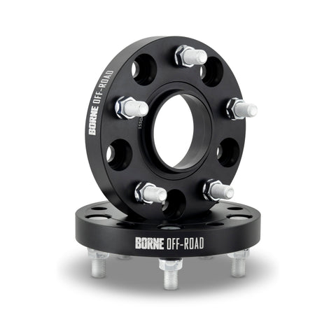 Mishimoto Wheel Spacers - 5x139.7 - 77.8CB - 25 - M14 - Black