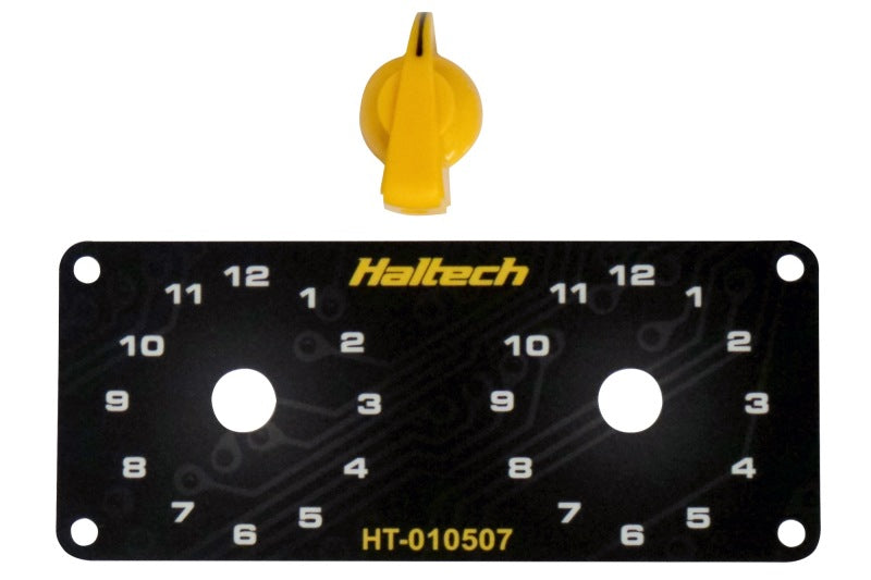 Dual Switch Panel Kit - includes Yellow knob