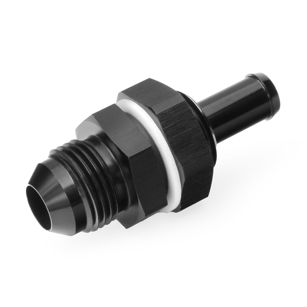 AN-8 Male to 10mm Barb Bulkhead Adapter
