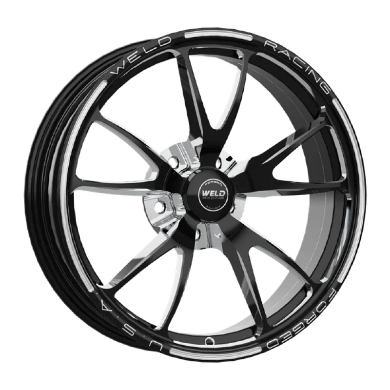 Weld Full Throttle Frontrunner 18x6 / 5x4.75 / 2.7 BS / 3.1 HB - Gloss Black Milled - Non-BL Wheel