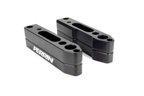 PERRIN 15-21 Subaru WRX/STI Front Mount Intercooler Bracket - Black