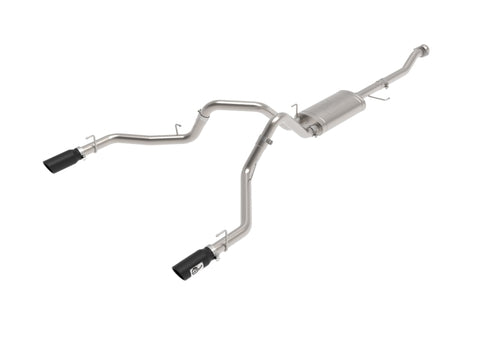 aFe 21-26 Ford F150 Tremor Vulcan Series 3IN 304SS Cat-Back Exhaust Dual Rear Exit w/Black Tip