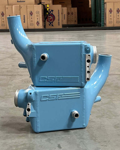 CSF 2014+ BMW X5M (F95) / X6M (F96) / XM (G09) Charge-Air-Cooler - M Stripe Blue