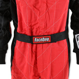 RaceQuip Red Chevron-5 Suit SFI-5 - Medium Tall