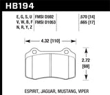 Hawk LTS Street Brake Pads