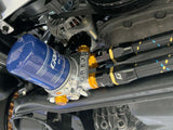 GReddy AN04 60 DEGREE HOSE END SWIVEL BLACK/GOLD ANODIZED