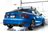 AWE Tuning 17-19 Audi RS3 8V Track Edition Exhaust - Diamond Black Tips RS-Style Tips