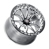 Weld S80 Beadlock 17x10.5/5x112/7.3 BS/3.18 HB - Black Center - Polished Shell - Black SBL Wheel