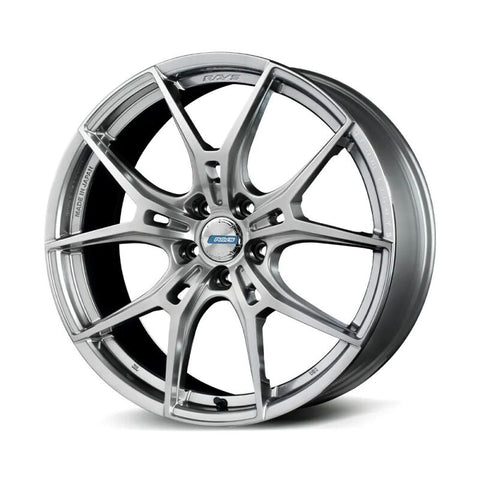 Gram Lights 57FXZ Limited Edition 18x7.5 +50 5-114.3 Sunlight Silver Wheel