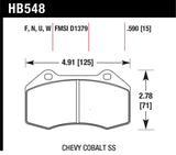 Hawk 15-19 Alfa Romeo 4C 1.7L Base OE Incl.Pad Wear Sensor Front ER-1 Brake Pads