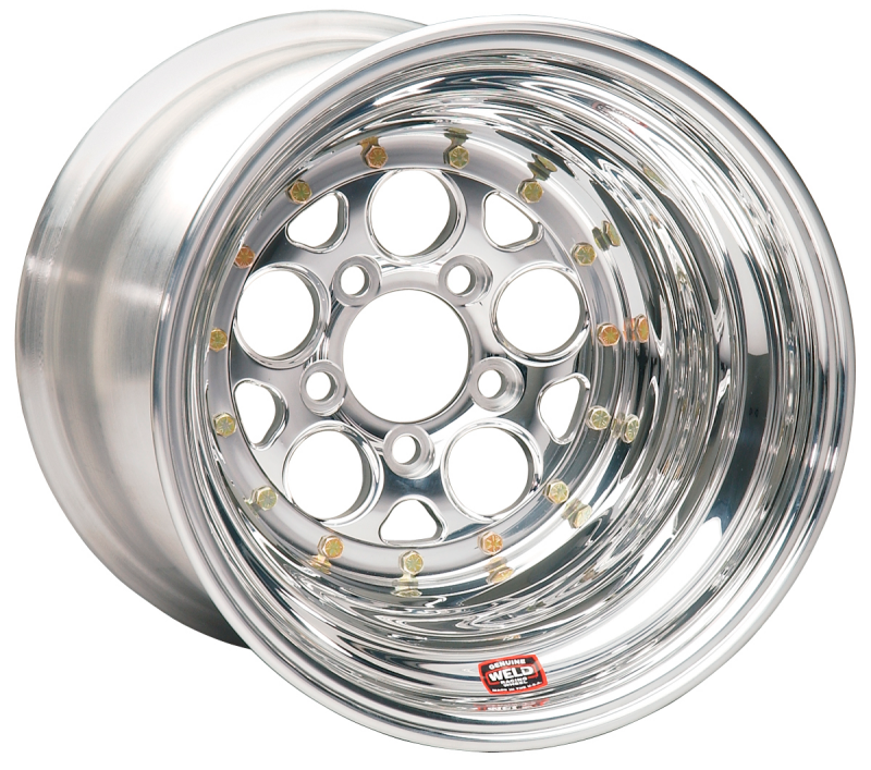 Weld Magnum 15x9 / 5x4.75 / 5 BS / 3.18 HB - Polished Center - Polished Shell - Non-BL Wheel