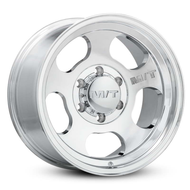 Mickey Thompson Canyon Polished Wheel - 15X8 5X4.5 BP 3.63in BS -22 Offset 78.1mm Bore