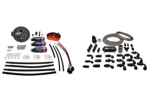 DeatschWerks A90 Supra/G8X BMW M3/M4 X3 Module w/ Triple DW420 Pumps and PTFE Return Plumbing Kit