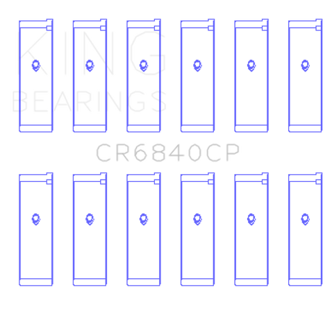 King Engine Bearings 05-12 Nissan VQ40DE V6 4L (Size 0.25) Rod Bearing Set