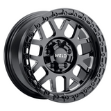 Weld Cinch 20x10 / 5x127 / 4.75 BS / 87.1 HB - Gloss Black Milled - Non-BL Wheel