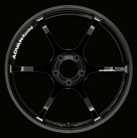 Advan RGIII 18x9.0 +25 5-114.3 Racing Gloss Black Wheel