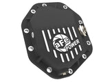 aFe 19-25 GM Trucks Front Diff Cover - Black w/ Machined Fins