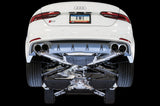 AWE Tuning Audi B9 S5 Sportback Track Edition Exhaust - Non-Resonated (Black 102mm Tips)