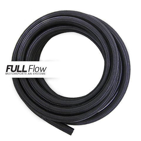 Black Nylon Braided Fuel Hose AN-8, Length 6m