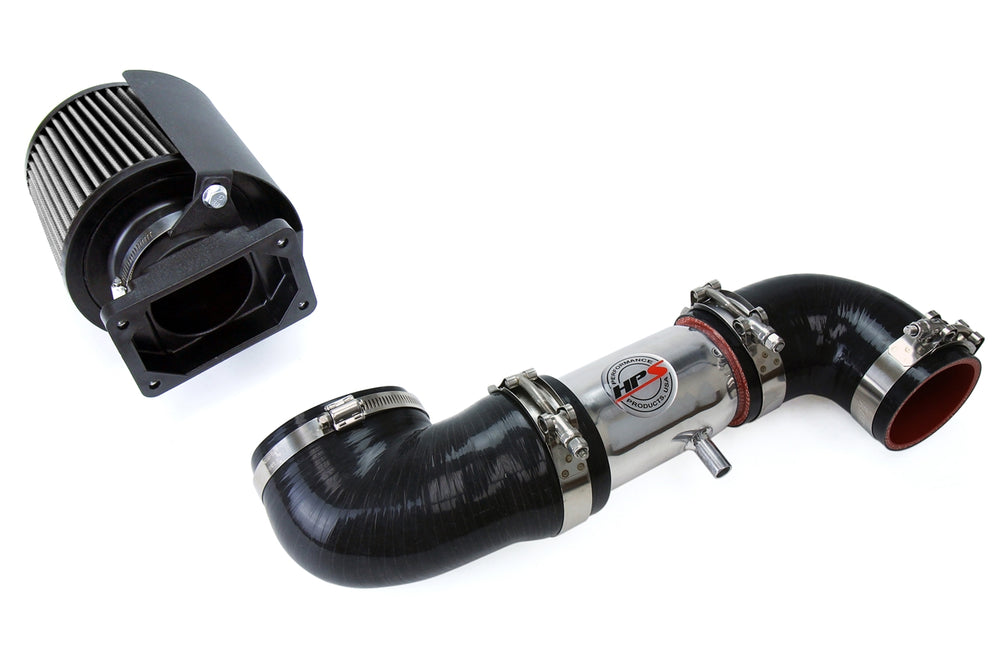HPS Performance Air Intake Kit with Heat Shield Polished 827-151P