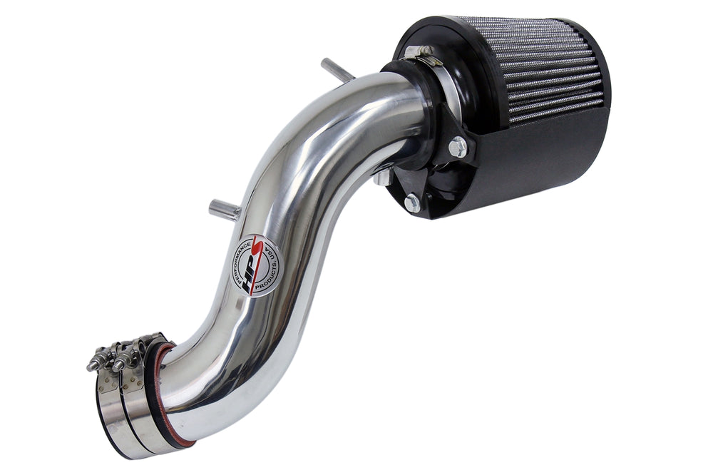 HPS Performance Air Intake Kit with Heat Shield Polished 827-267P