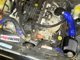 HPS Performance Air Intake Kit with Heat Shield, Blue, 827-301BL