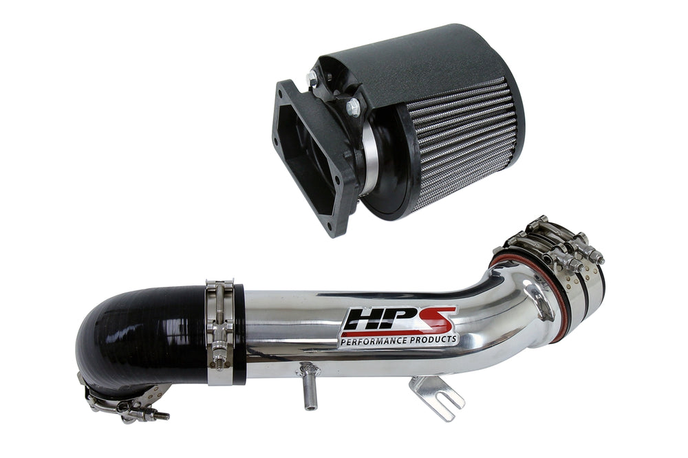 HPS Performance Air Intake Kit with Heat Shield Polished 827-423P