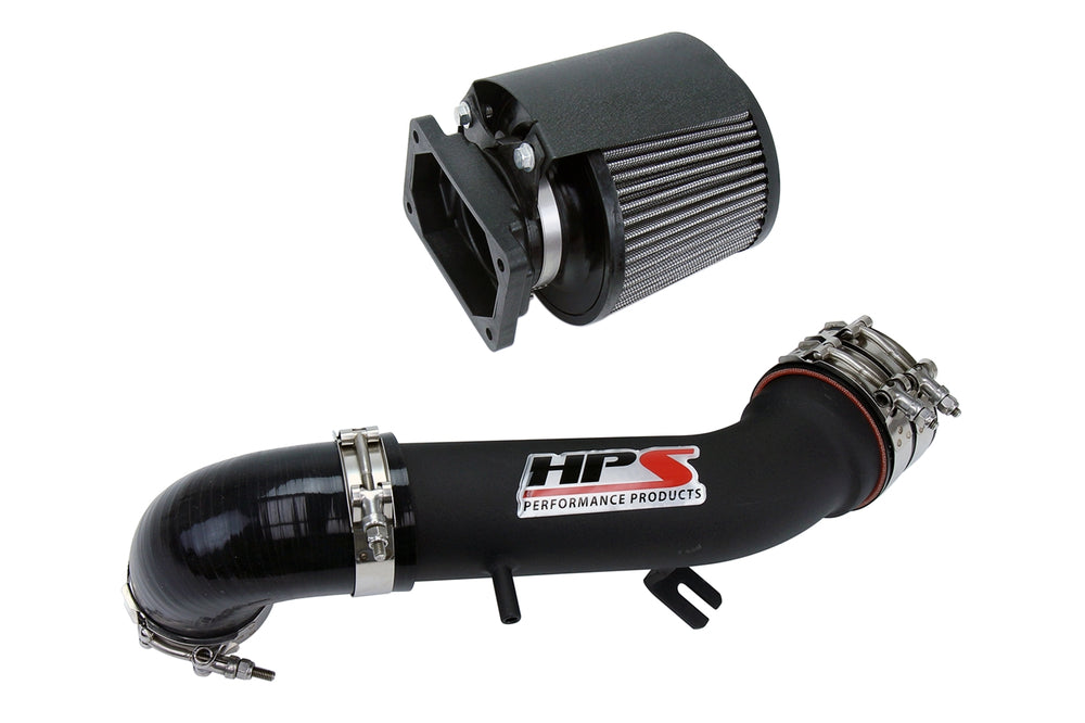 HPS Performance Air Intake Kit with Heat Shield Black 827-423WB
