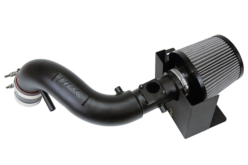 HPS Performance Air Intake Kit with Heat Shield Black 827-515WB