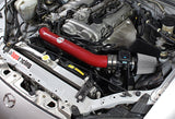 HPS Performance Air Intake Kit with Heat Shield, Red, 827-537R