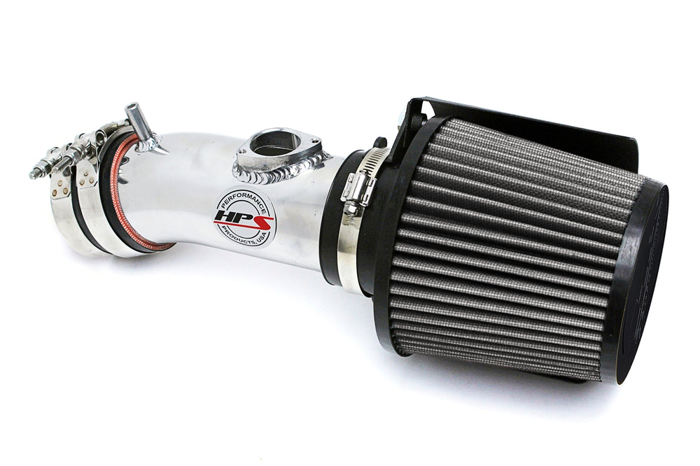 HPS Performance Air Intake Kit with Heat Shield Polished 827-547P