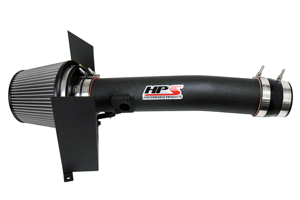 HPS Performance Air Intake Kit with Heat Shield Black 827-583WB