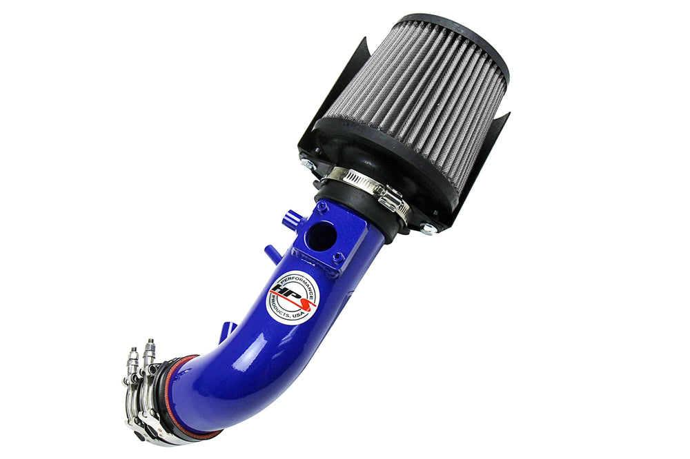 HPS Performance Air Intake Kit with Heat Shield Blue 827-588BL