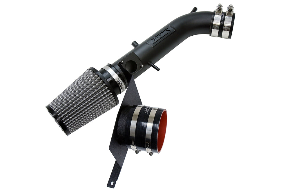 HPS Performance Air Intake Kit with Heat Shield Black 827-590WB