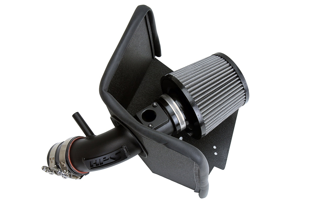 HPS Performance Air Intake Kit with Heat Shield Black 827-619WB