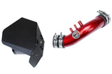 HPS Performance Air Intake Kit with Heat Shield, Red, 827-636R