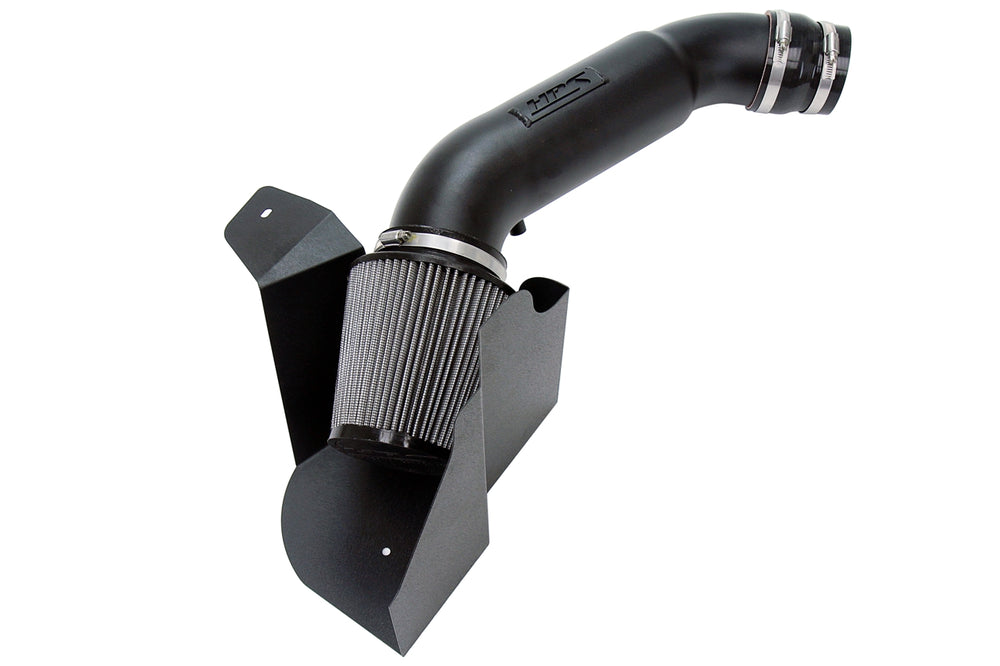 HPS Performance Air Intake Kit with Heat Shield Black 827-676WB