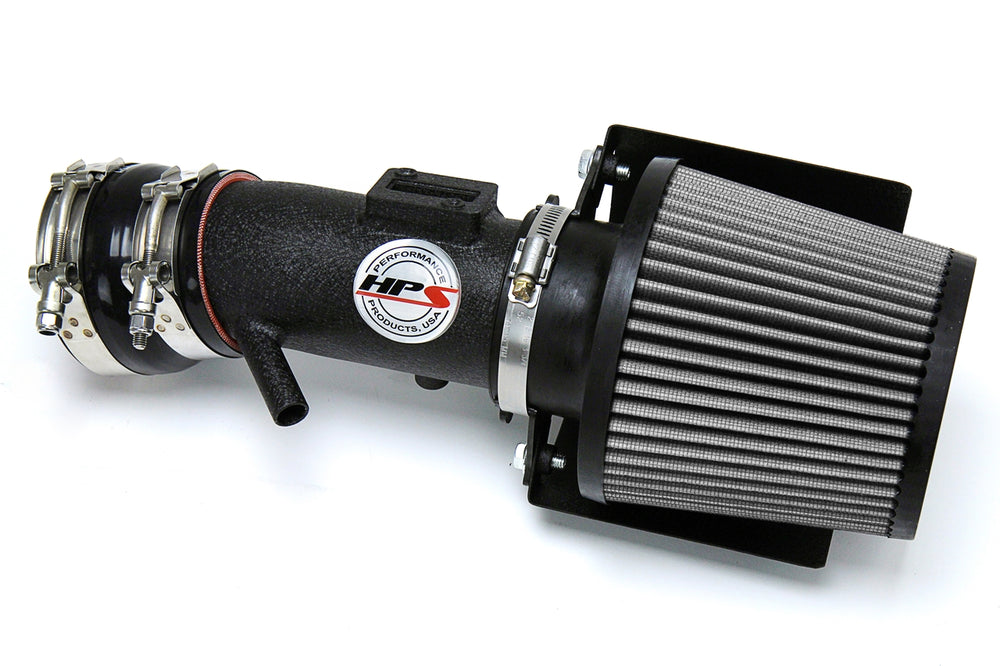 HPS Performance Air Intake Kit with Heat Shield Black 827-680WB