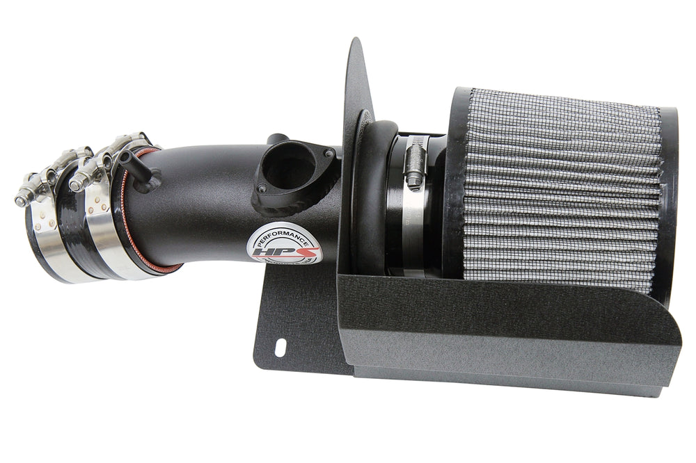 HPS Performance Air Intake Kit with Heat Shield Black 827-686WB
