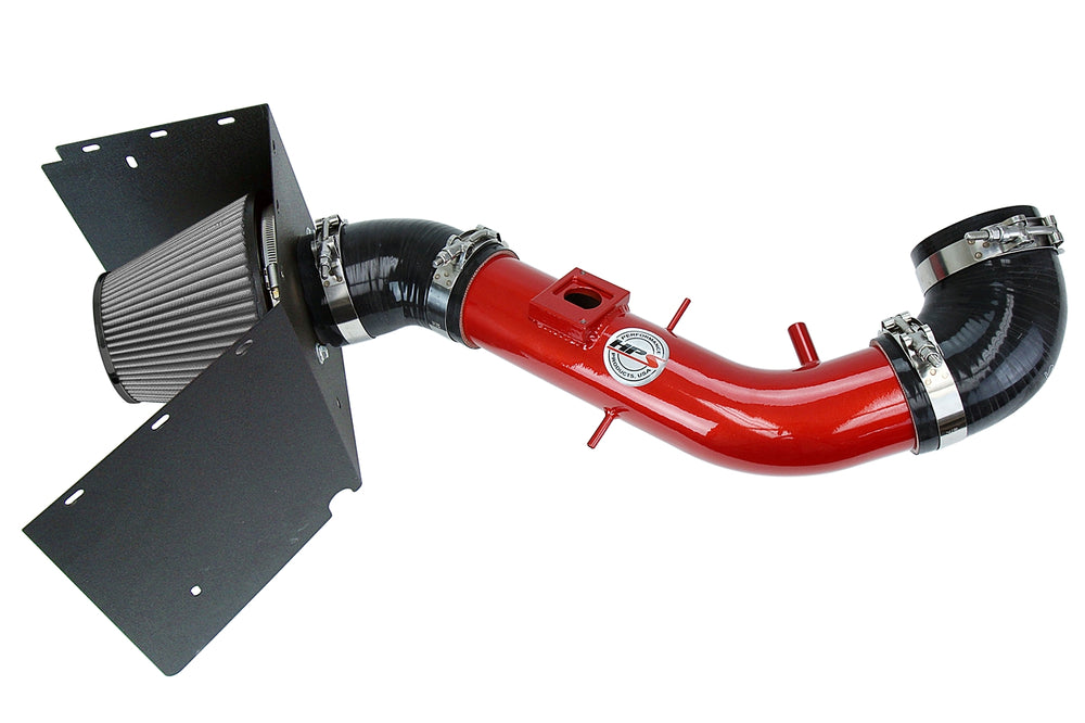 HPS Performance Air Intake Kit with Heat Shield Red 827-690R