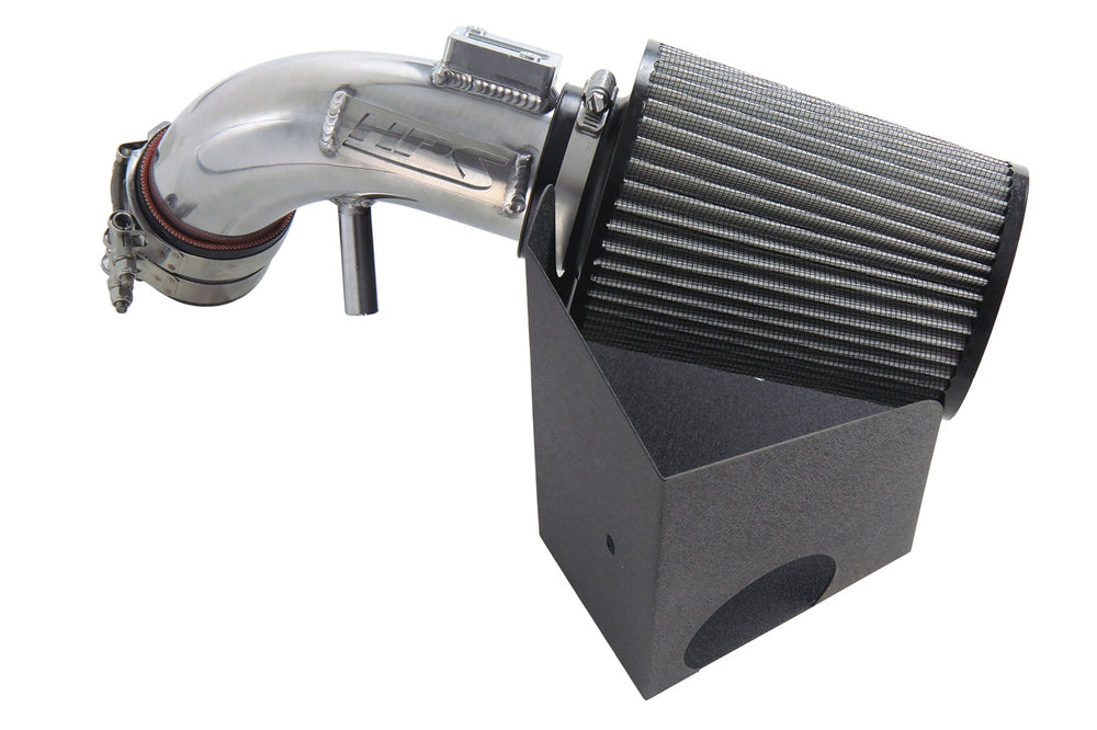 HPS Performance Air Intake Kit with Heat Shield Polished 827-694P
