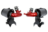 HPS Performance Air Intake Kit with Heat Shield Red 827-703R