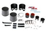 HPS Performance Air Intake Kit with Heat Shield, Blue, 827-706BL