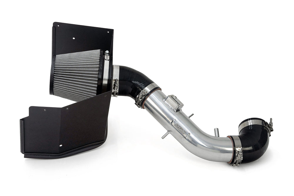 HPS Performance Air Intake Kit with Heat Shield Polished 827-730P