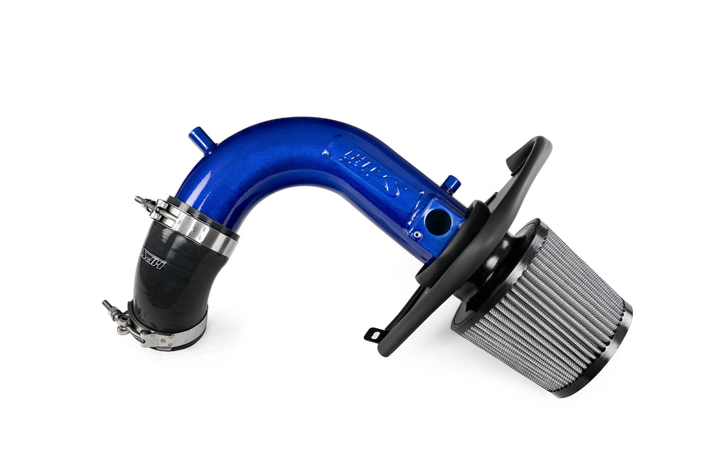 HPS Performance Air Intake Kit with Heat Shield Blue 827-738BL