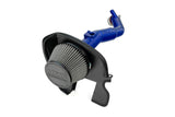 HPS Performance Air Intake Kit with Heat Shield, Blue, 827-777BL